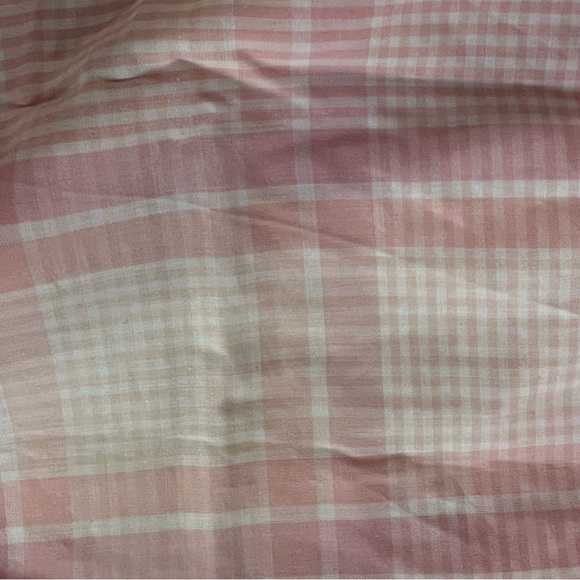 Old Navy NWT High-Waisted Cropped Smocked Pink Plaid Pajama Pants 4x - Picture 7 of 7